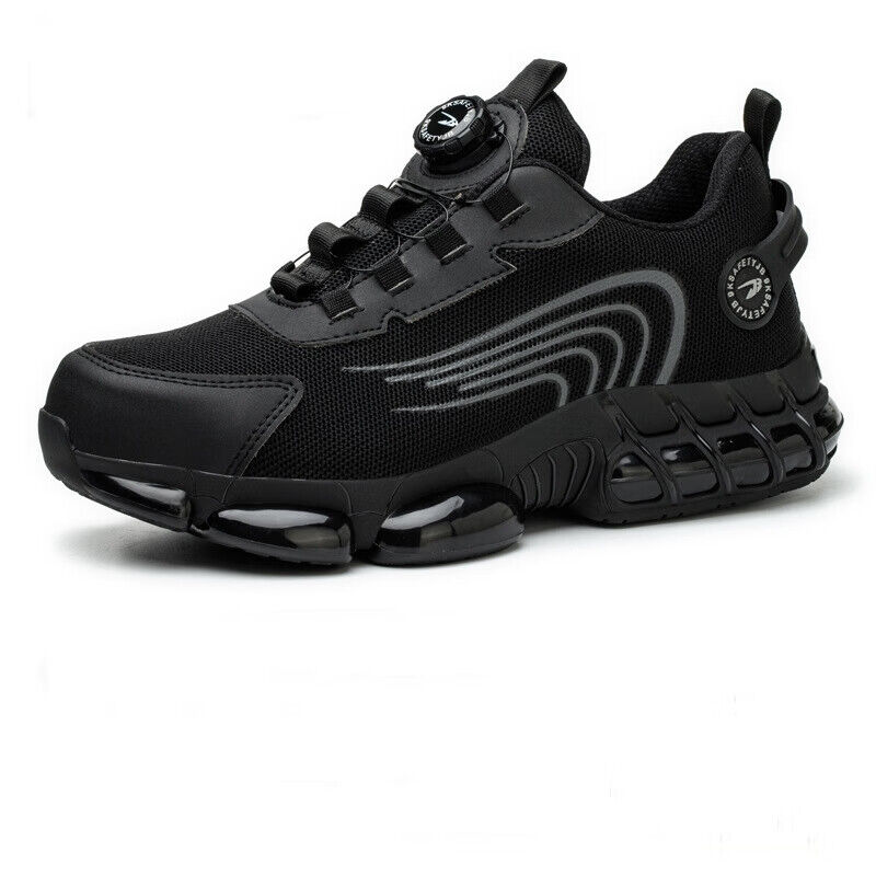 foto del prodotto rapanda scarpe antinfortunistiche da lavoro design con bottone girevole, costruzione anti schiacciamento e anti perforazione, scarpe da