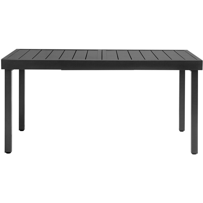 foto del prodotto tavolo allungabile da giardino 156 213x95x75 cm pella in ferro antracite