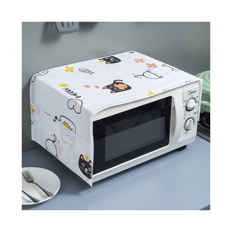 foto del prodotto linjou 1 copertura antipolvere per forno a microonde forno multifunzione asciugamano per coprire il grasso del forno