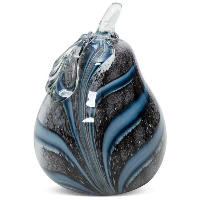 foto del prodotto figurina decorativa in vetro dakota 07 11x11x15 cm blu marino