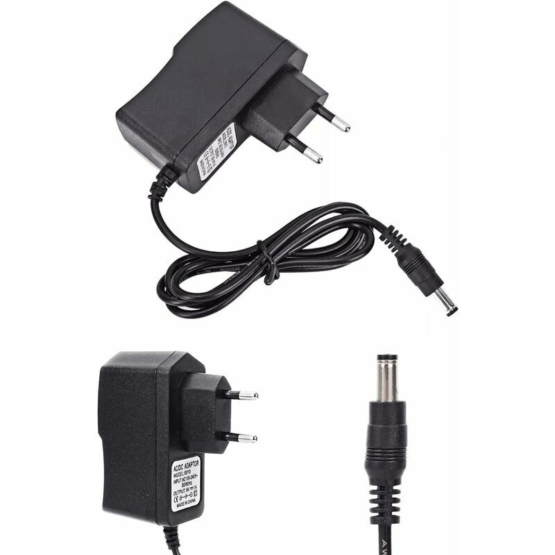 foto del prodotto fortuneville alimentatore per tastiera per pianoforte, alimentatore universale ca cc da 9 v per tastiera digitale per pianoforte elettronico