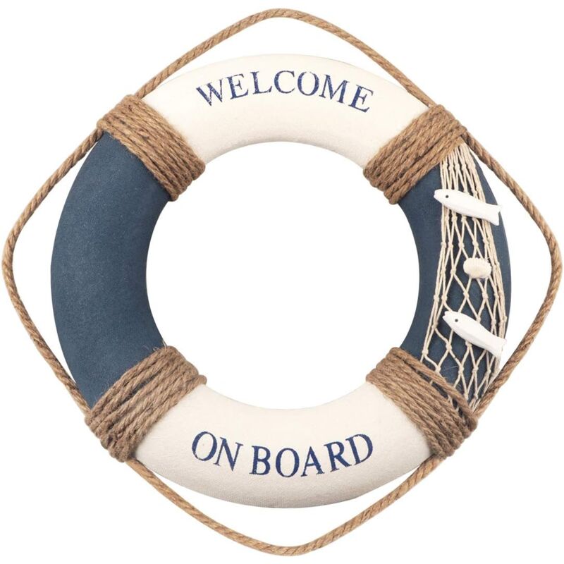 foto del prodotto fortuneville salvagente nautico, decorazione da parete, decorazione da parete di casa, decorazione per porta, tema spiaggia, decorazione per la