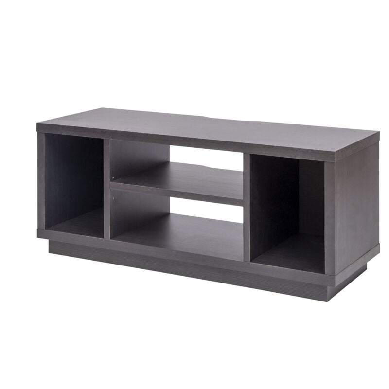 foto del prodotto iris ohyama porta tv mobile tv tv supporto in legno porta tv con ripiani aperti porta tv per tv da 43 pollici, legno massello, ufficio, soggiorno