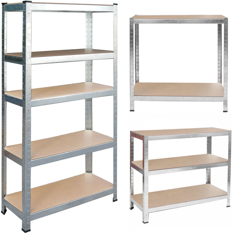 foto del prodotto scaffale da magazzino in metallo 150 x 75 x 30 cm humberg hr 810
