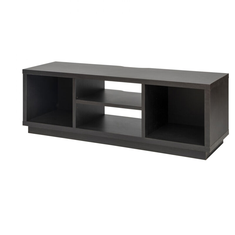 foto del prodotto iris ohyama porta tv mobile tv tv supporto in legno porta tv con ripiani aperti porta tv per tv da 55 pollici, legno massello, ufficio, soggiorno