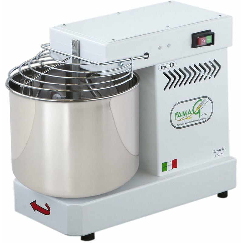 foto del prodotto impastatrice a spirale testa fissa 10kg 400w famag im10 230