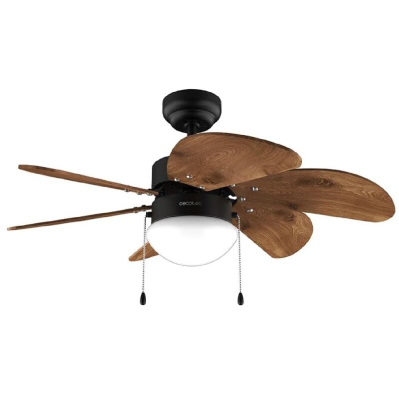 foto del prodotto cecotec ventilatori da soffitto energysilence aero 365 black wood