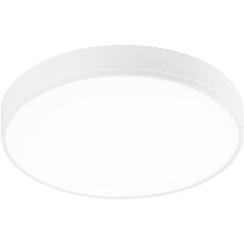 foto del prodotto fan europe plafoniera led klio rotonda bianca 64,8w luce naturale 40 cm. bianco