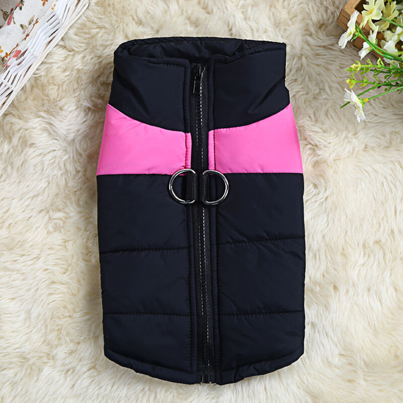 foto del prodotto fortuneville gilet per cani impermeabile in cotone, gilet per animali domestici, cappotto per cani autunno e inverno, cappotto per cani autunno e
