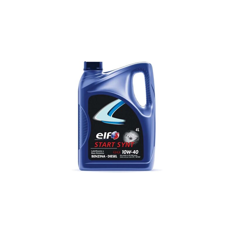 foto del prodotto lubex elf start synt 10w40 olio motore sintetico benzina diesel 4 lt
