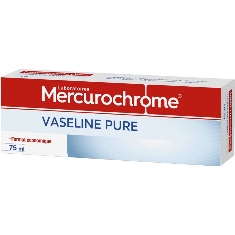 foto del prodotto mercurochrome vaselina pura tubo multiuso facilita l azione di scivolamento formato da viaggio facile da trasportare 75 ml prodotto