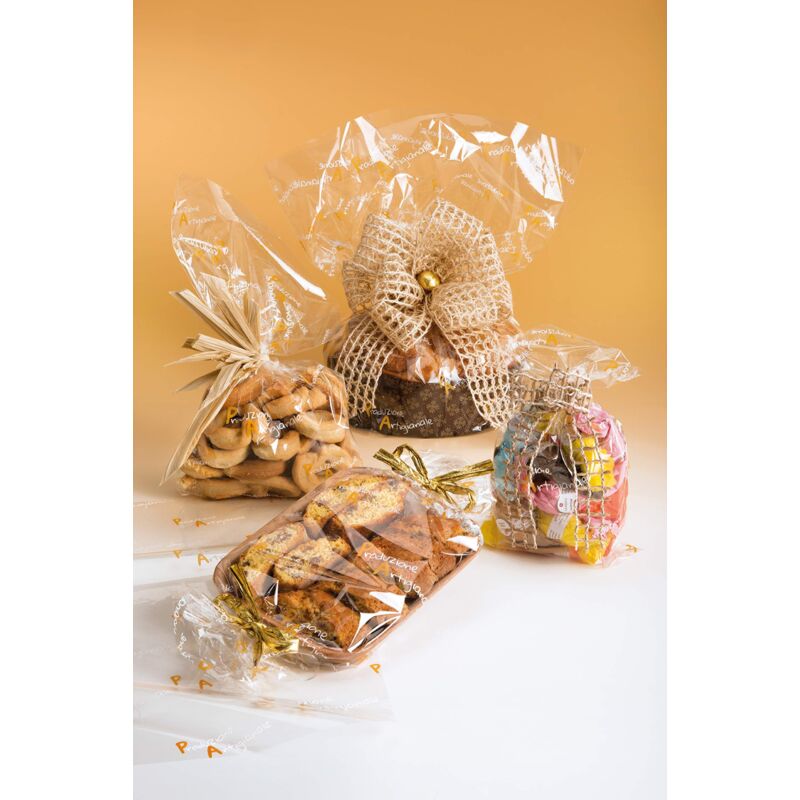 foto del prodotto italpak buste trasparenti, sacchetti per alimenti produzione artigianale , 50 pz, 15x25 cm