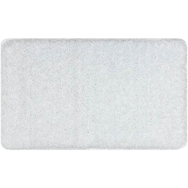 foto del prodotto rugsx tappeto da bagno synergy, glamour, antiscivolo, morbido lurex bianco white 50x80 cm