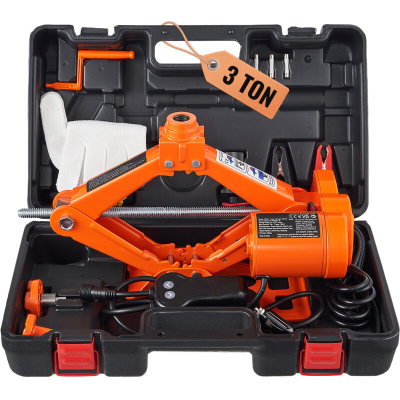 foto del prodotto electric car jack 3 ton scissor jack per auto strumento di riparazione mophorn
