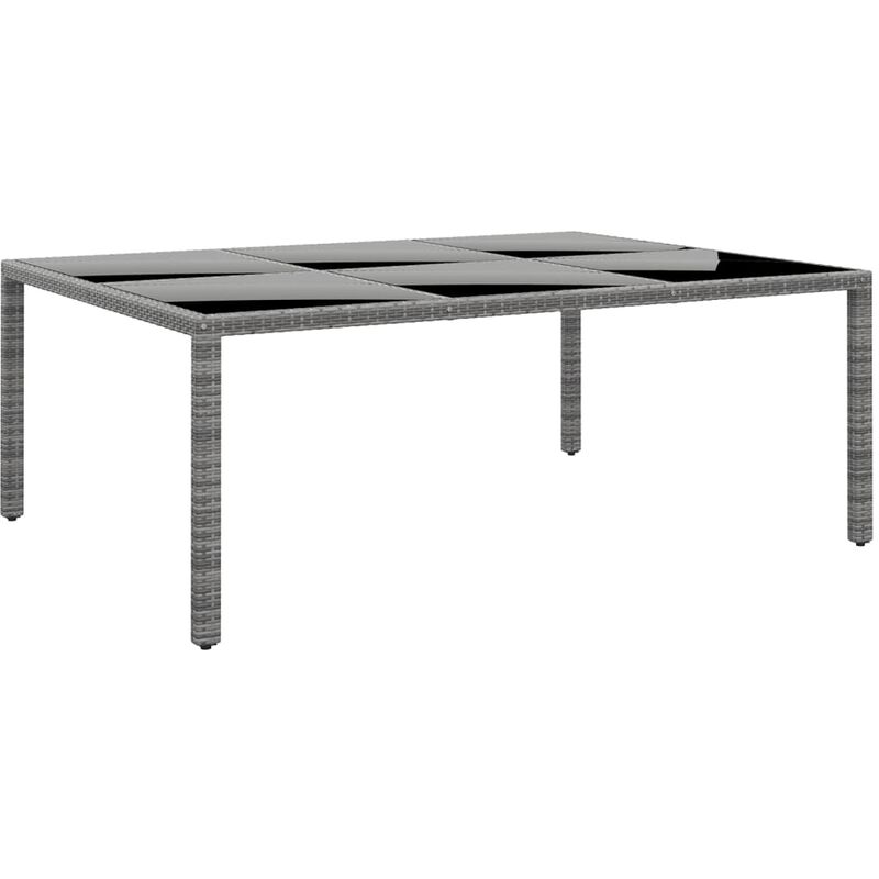 foto del prodotto prolenta premium furniture limited tavolo giardino 200x150x75 cm vetro temperato