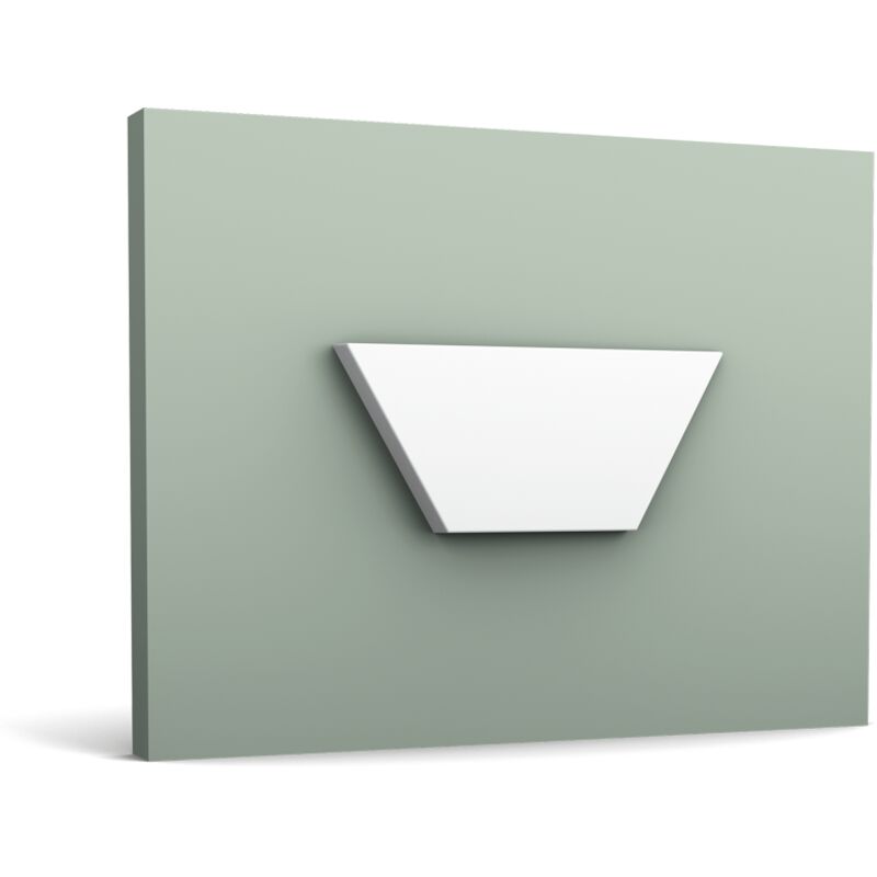 foto del prodotto 3d rivestimento murale orac decor w101 modern trapezium elemento decorativo design moderno bianco