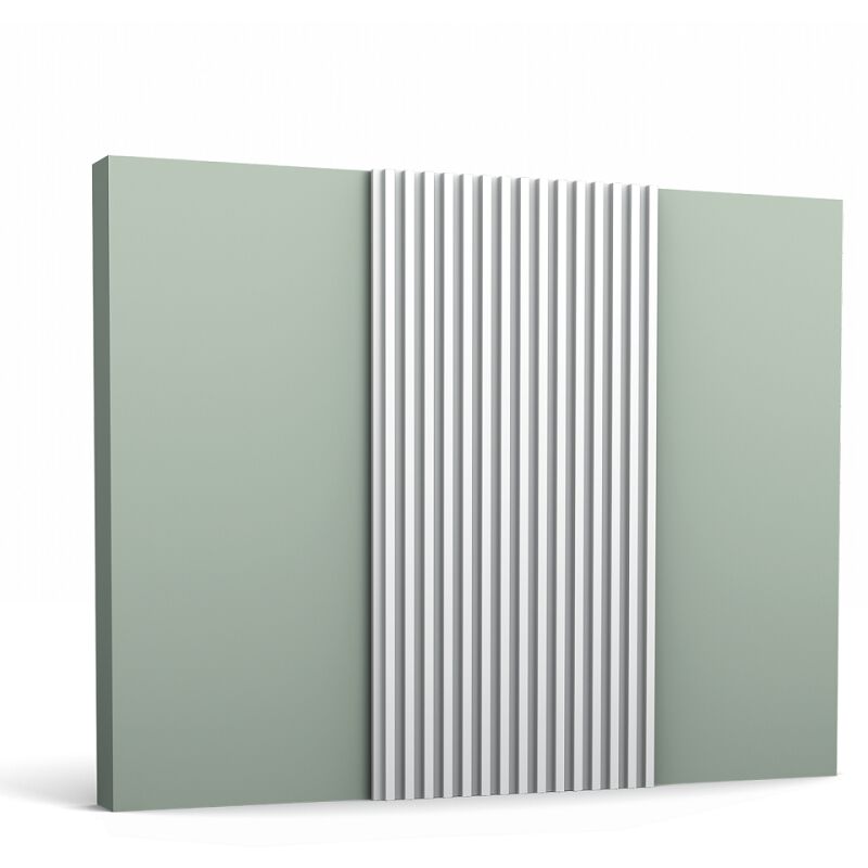 foto del prodotto 3d rivestimento murale orac decor wx205 modern track pannello parete modanatura aspetto stucco utilizzabile su entrambi i lati solo un lato 