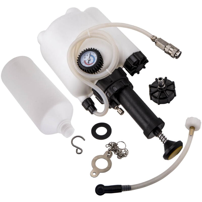 foto del prodotto 3l 1l kit spurgo freni auto spurgo manuale del liquido dei freni attrezzo
