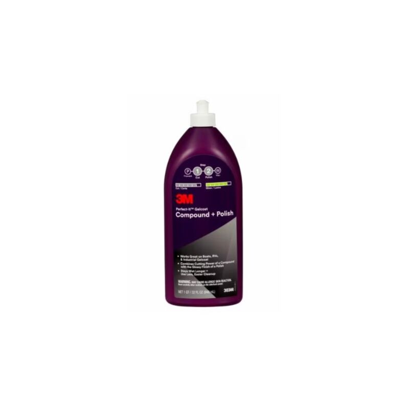 foto del prodotto 3m 30344e pasta abrasiva polish per gelcoat ml 946