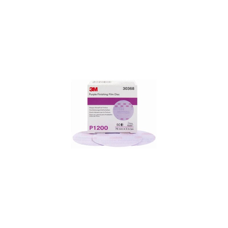 foto del prodotto 3m 30368 dischi abrasivi purple p1200 pezzi 50