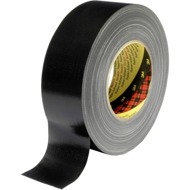 foto del prodotto 3m 389s50 nastro in tessuto 389 nero l x l 50 m x 50 mm 1 pz.
