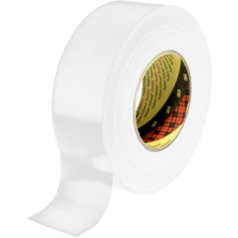 foto del prodotto 3m 389w25 nastro in tessuto 389 bianco l x l 50 m x 25 mm 1 pz.