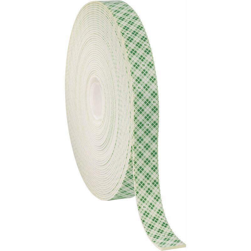 foto del prodotto 3m 4026 nastro biadesivo in schiuma di uretano, 19 mm x 33 m, 1 pezzo