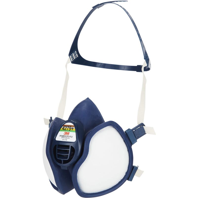 foto del prodotto 3m 4279c respiratore per gas, vapori e polveri, bianco