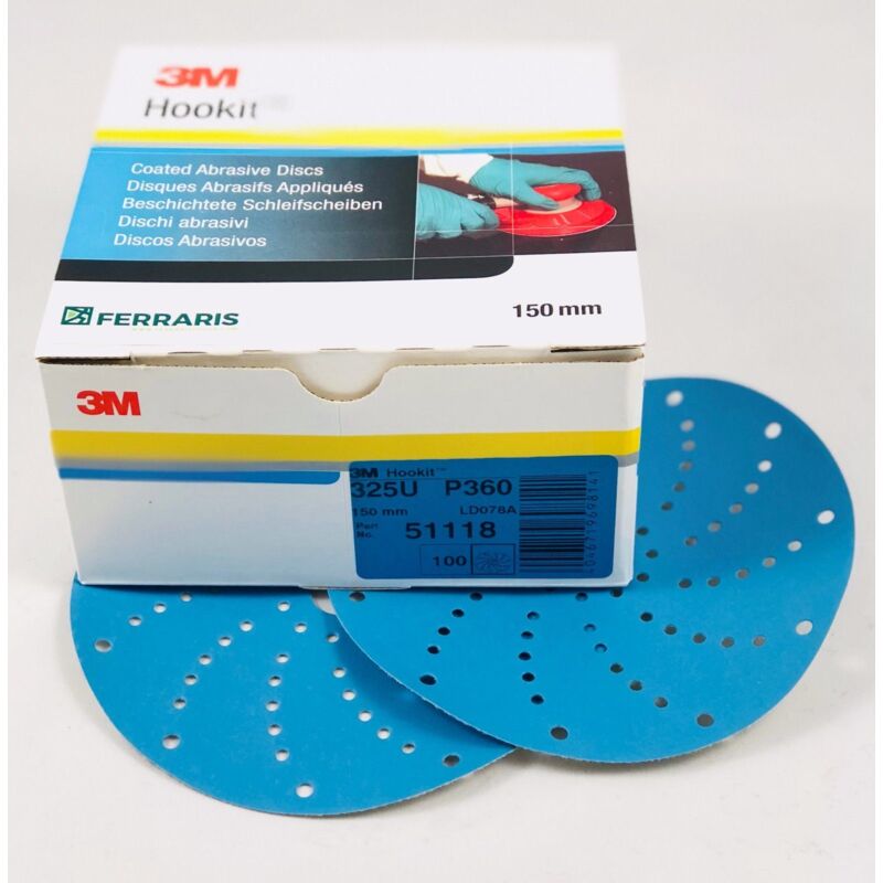 foto del prodotto 3m 51118 dischi serie 325u diametro 150 p360 pezzi 100