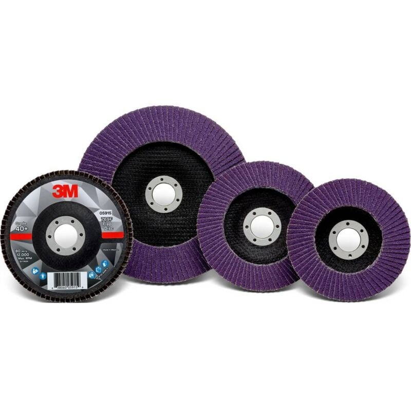 foto del prodotto 3m 51999 disco a lamelle diametro 125 mm foro 22.23 mm 10 pz.