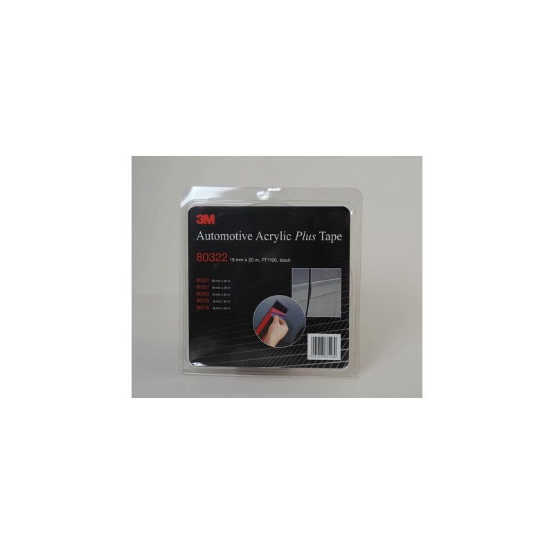 foto del prodotto 3m 80322 nastro biadesivo blisterato 19 mm x 20 m