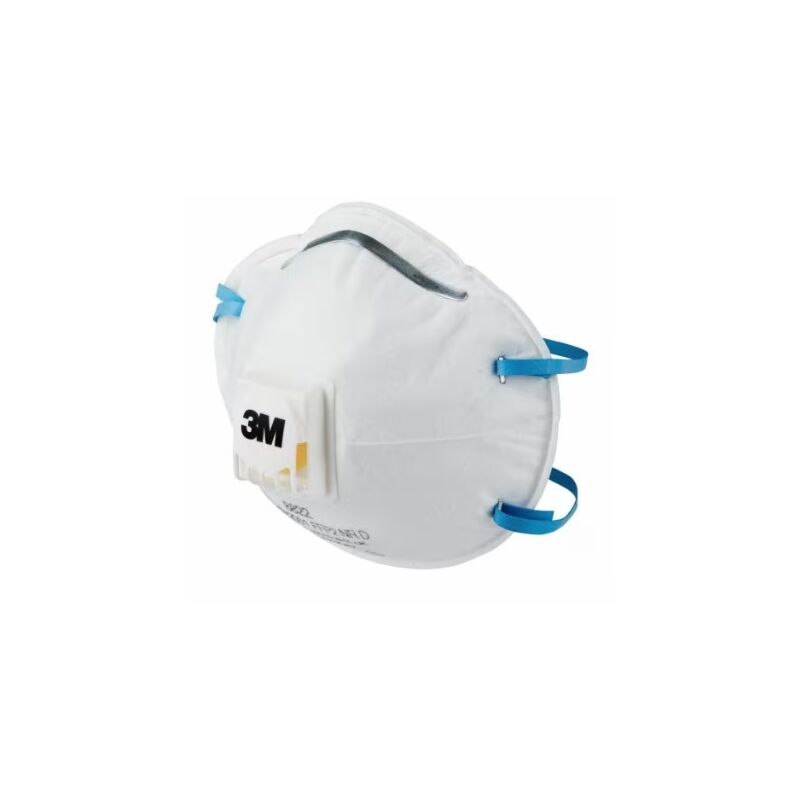 foto del prodotto 3m 8822 respiratore per polveri nocive e lucidatura con valvola pezzi 10