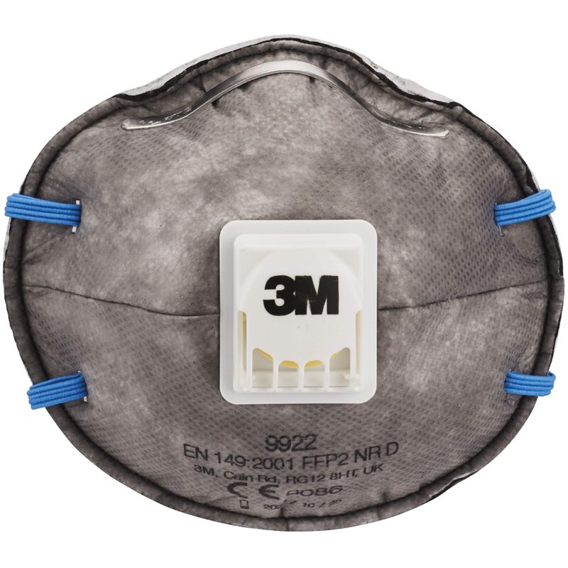 foto del prodotto 3m 9922c2 respiratore anti polvere, bianco