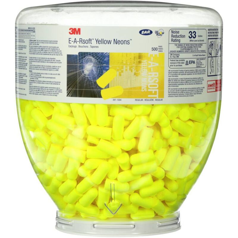 foto del prodotto 3m ear pd01002 soft one touch confezione ricarica di tappi per le orecchie 34 db usa e getta en 352 2 500 paio a
