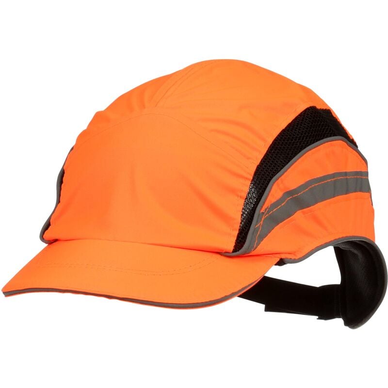 foto del prodotto 3m first base 3 bump cap 2021874, classic, alta visibilit , arancione, visiera ridotta, 55 mm