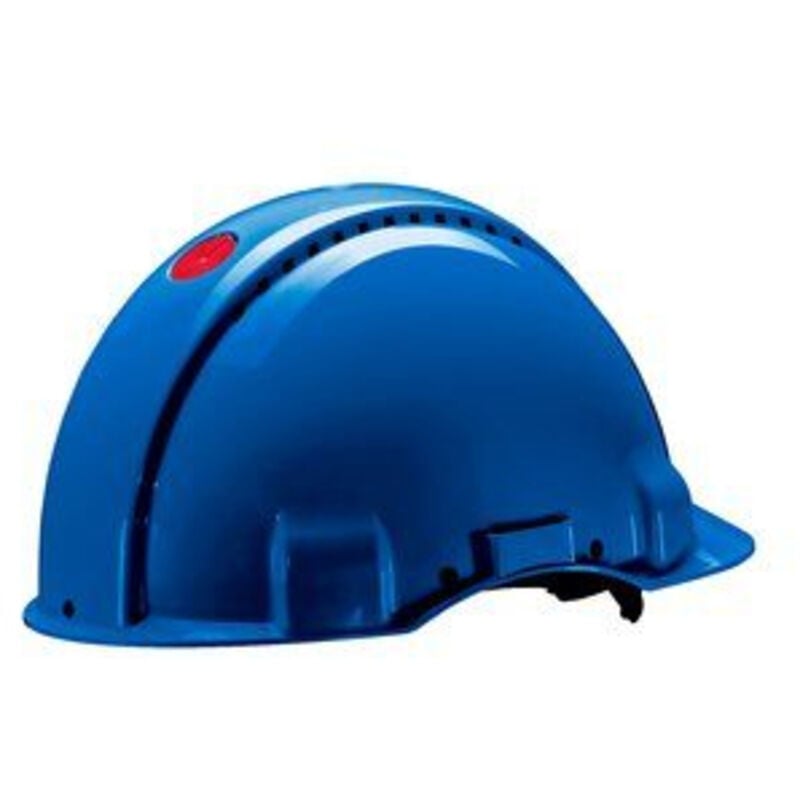 foto del prodotto 3m g3000cuv bb g3000 casco blu, bardatura standard e fascia antisudore in plastica