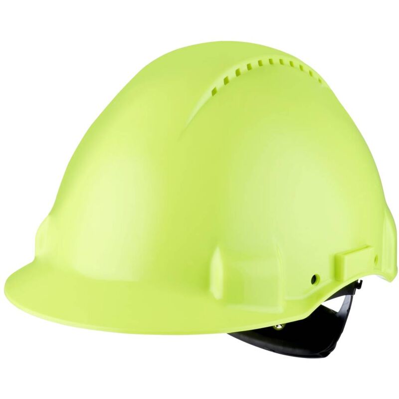 foto del prodotto 3m g3000nuv gb g30nuv casco di protezione giallo fluorescente 