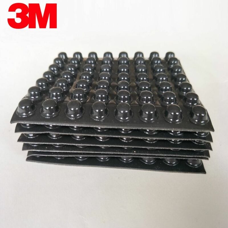 foto del prodotto 3m gommini paracolpi nero antiscivolo sj5303 bumpon numero pezzi 24 pezzi