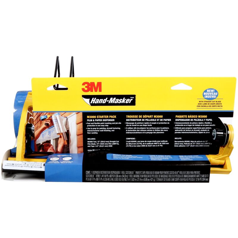 foto del prodotto 3m hand masker kit nastro e film per mascheratura preassemblato m3000 pak we