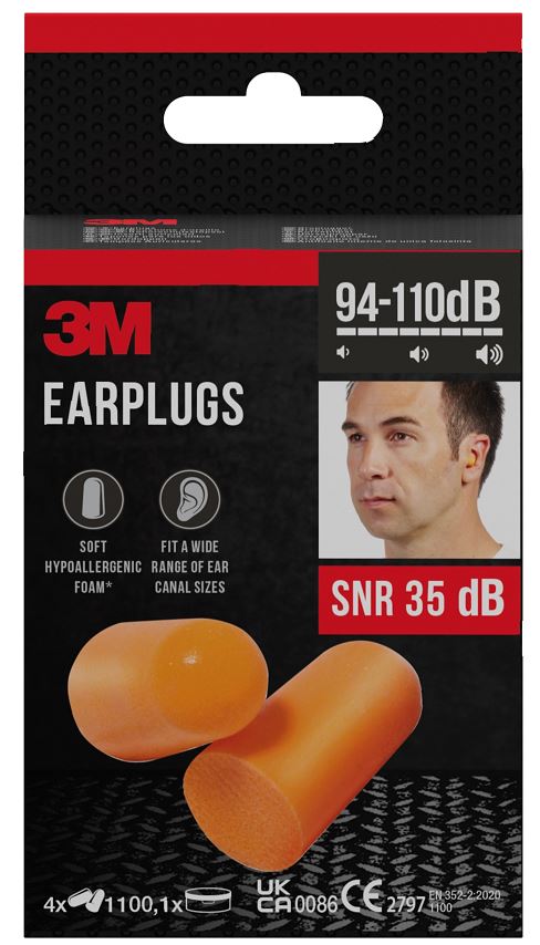 foto del prodotto 3m inserti auricolari 1100 con custodia 4 paia
