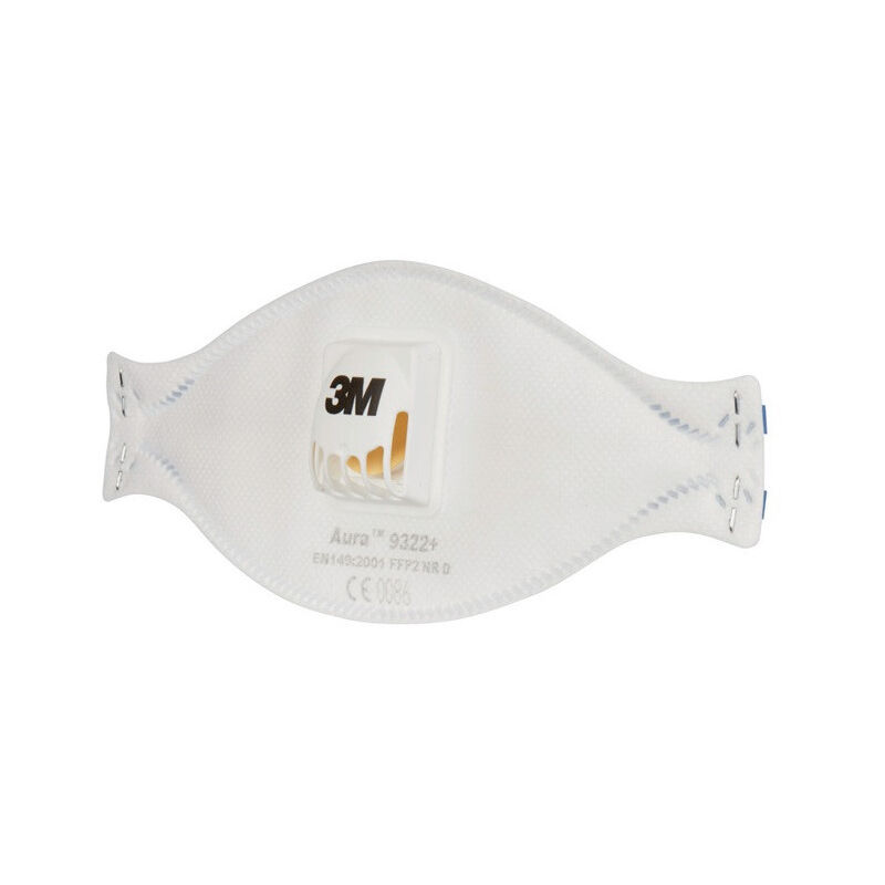 foto del prodotto 3m masque respiratoire aura 9322 ffp2 nr d avec valve expiratoire par 10 