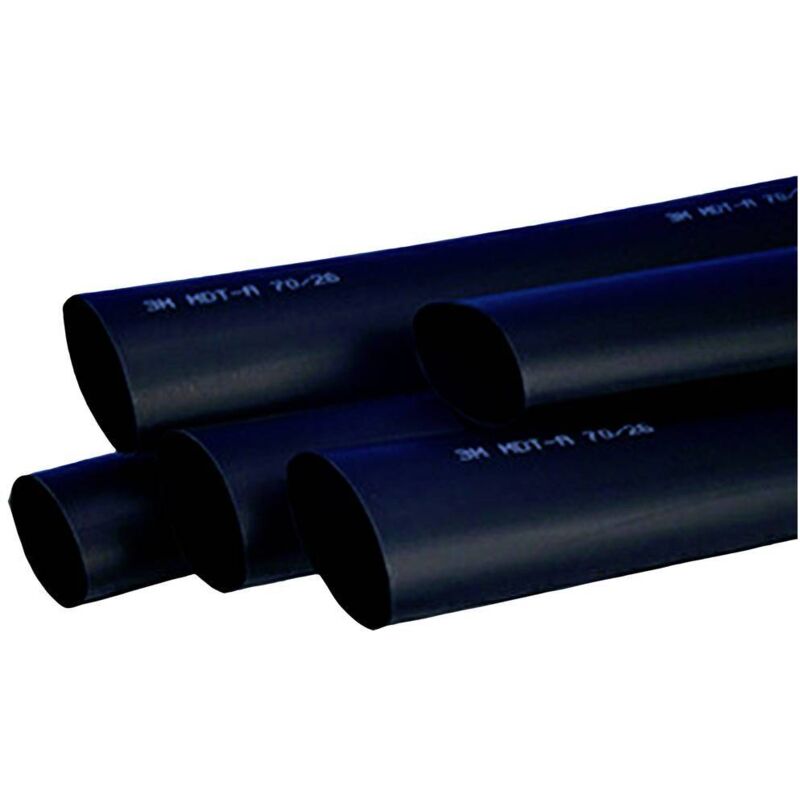 foto del prodotto 3m mdt a12 3 termoretraibile con colla nero 12 mm 3 mm restringimento 4 1 1 m