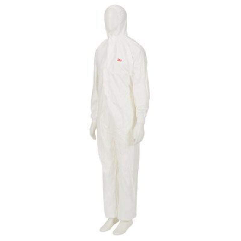 foto del prodotto 3m, modello 7100040086, indumento protettivo 3m 4520, materiale smmms, bianco, protezione da particelle e schizzi, elevata traspirabilit .