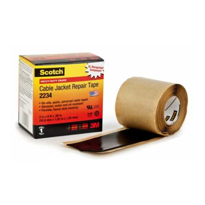 foto del prodotto 3m nastro per riparazione cavi da 1.8 nero 7000006227