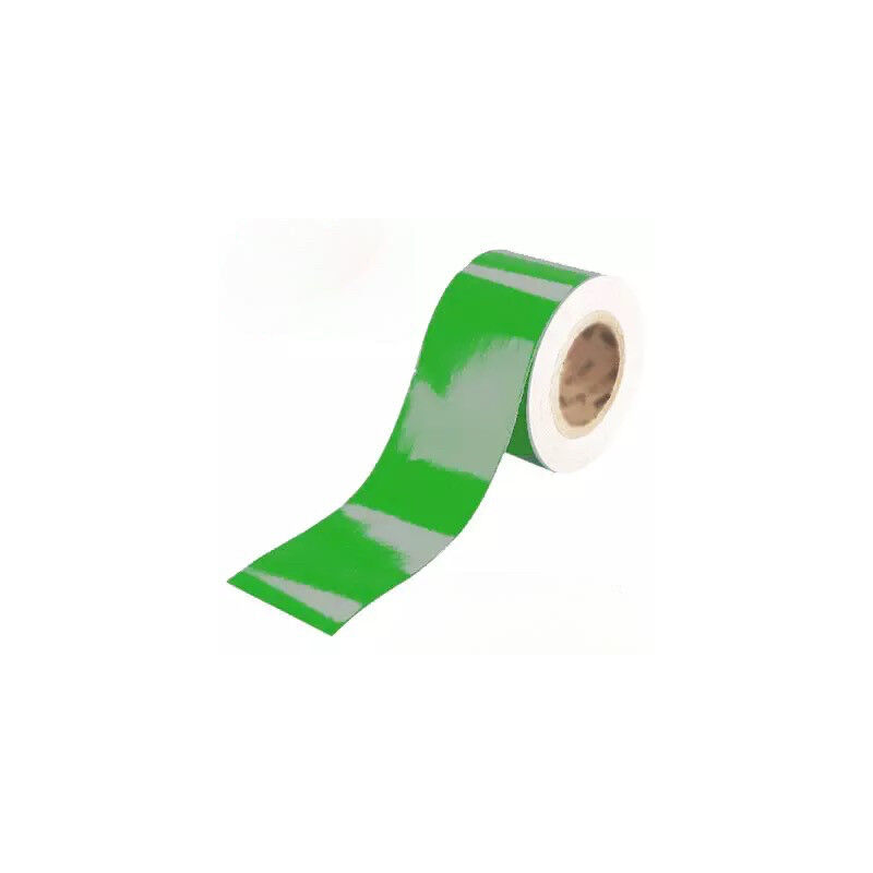 foto del prodotto 3m pellicola adesiva riflettente scotchlite serie 580 colore verde larghezza 25mm, lunghezza 1 metro