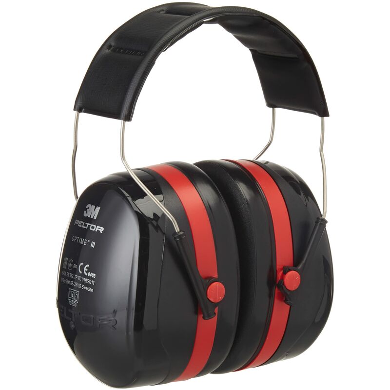 foto del prodotto 3m peltor optime iii h540a 411 sv , cuffie anitrumore per lavoro, protezioni acustiche, per l industria, snr 35 db, attenua il rumori forti,