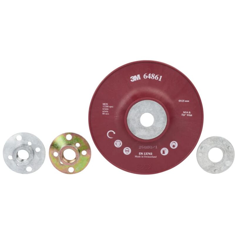 foto del prodotto 3m platorello a coste high performance, 125 mm, pn 64861