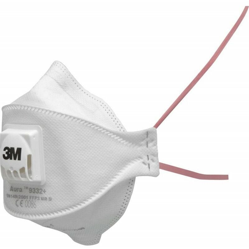 foto del prodotto 3m polveri fini maschera aura 9332 generation 3 ffp3 por 10 