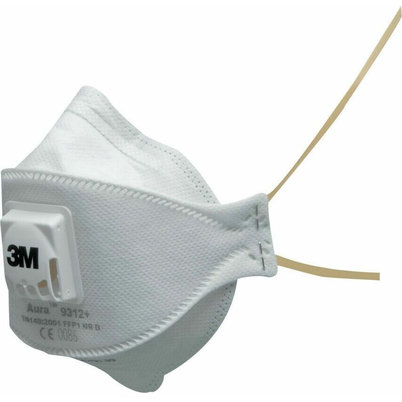 foto del prodotto 3m respiratore mascherina serie 9000 art. 9312 per polveri, classe ffp1 nr d