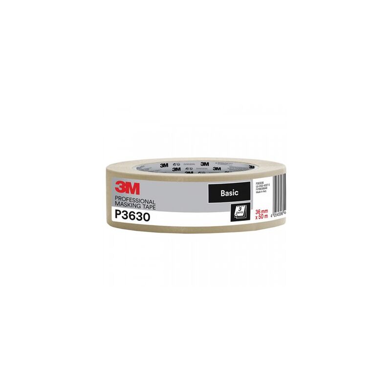 foto del prodotto 3m rotolo di nastro per pittori kreep 36mm x 50mt p3630